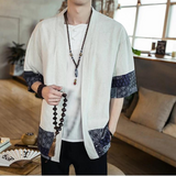 Kimono à motif géométrique 