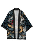 Veste kimono noir