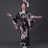 kimono japonais noir