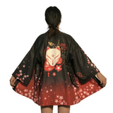 Veste kimono courte femme